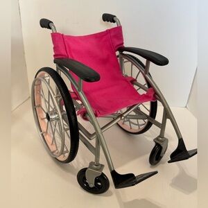 Our Generation Pink Toy Wheelchair